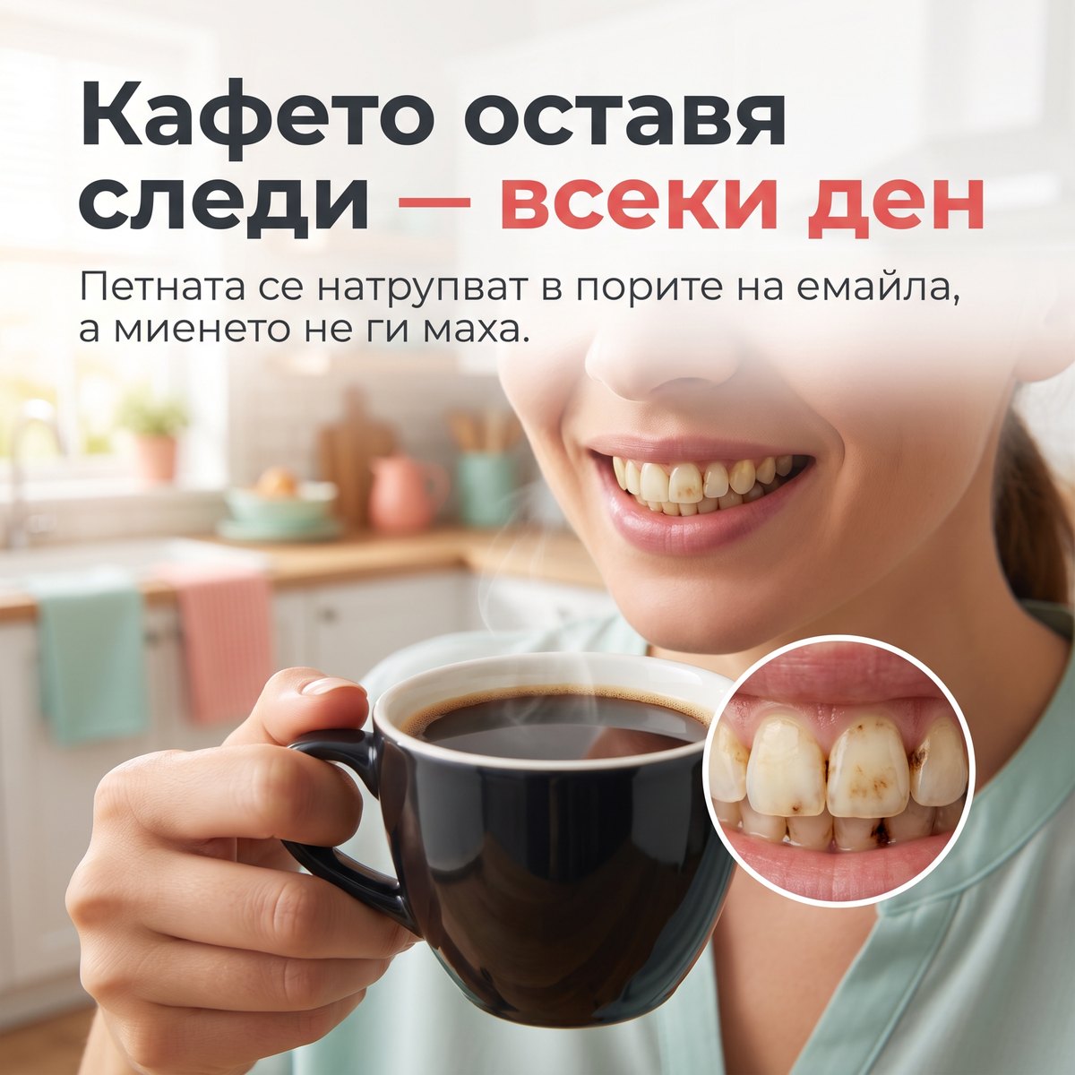 Кафето оставя следи